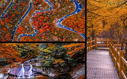 秋季光雾山摄影团-含十八月潭|天然画廊|中江挂面|阆中古城秋色摄影团