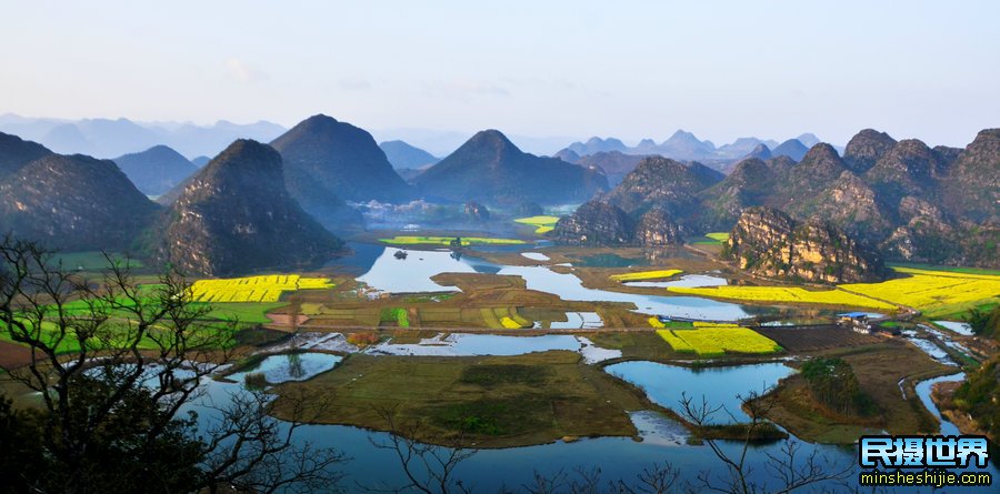 民摄世界云南摄影团-含普者黑-东川红土地-罗平油菜花-元阳梯田摄影团