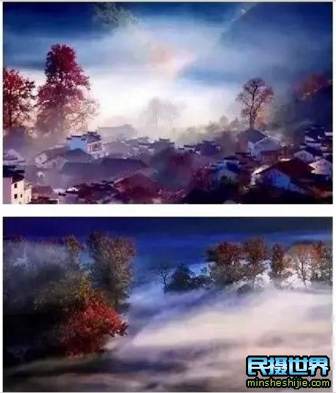 民摄世界-婺源最美十大人气赏枫地,华东第一赏枫仙境