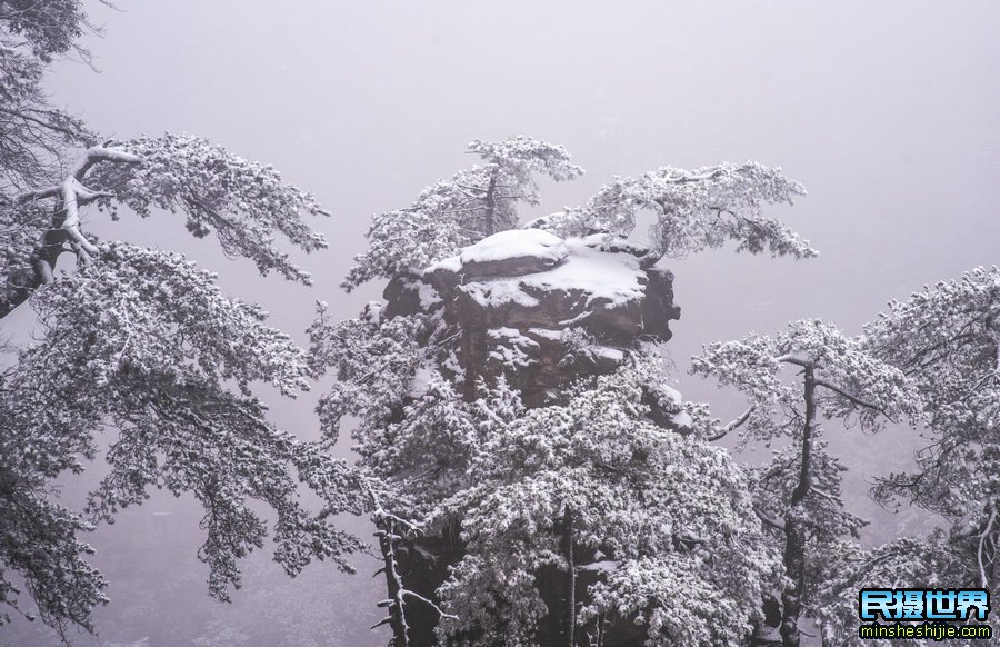 湖南雪景摄影
