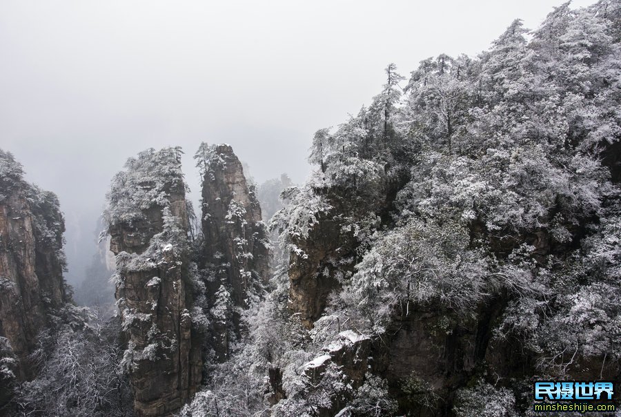 湖南雪景摄影