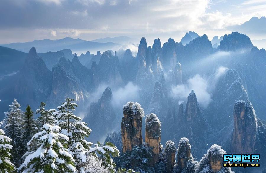 冬季适合去哪里旅游摄影:张家界
