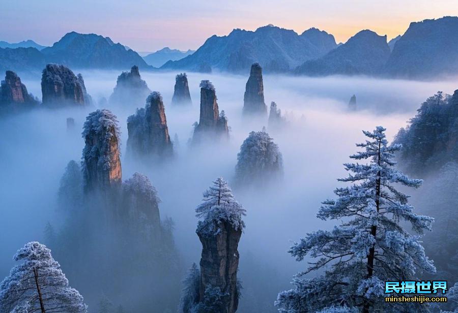 冬日张家界摄影旅游：袁家界