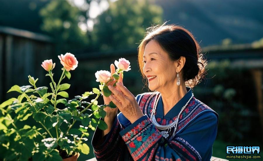 中老年女性拍照技巧