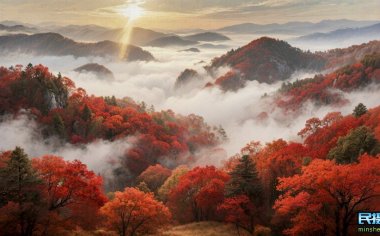 10月本溪老边沟红叶摄影团-含奈曼骆驼冲沙摄影团
