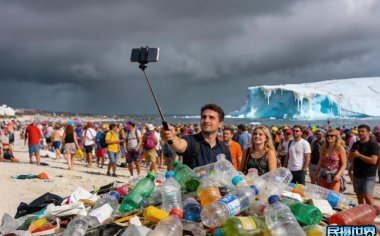 马丁·帕尔《Global Warning》巴黎摄影展1月30日启幕 用讽刺镜头叩问人类与环境的失衡